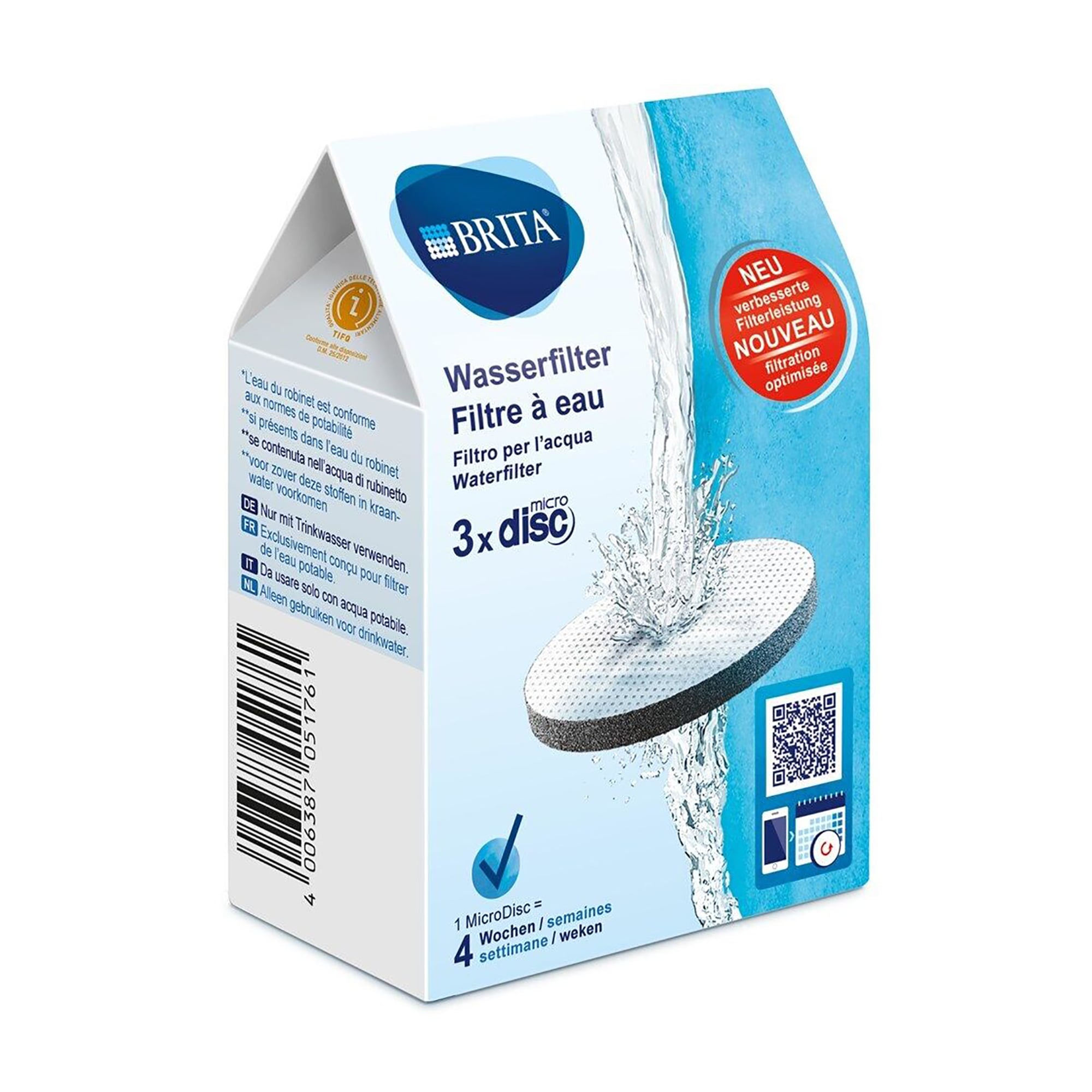 Фільтр для води Brita MicroDisc, 3 шт